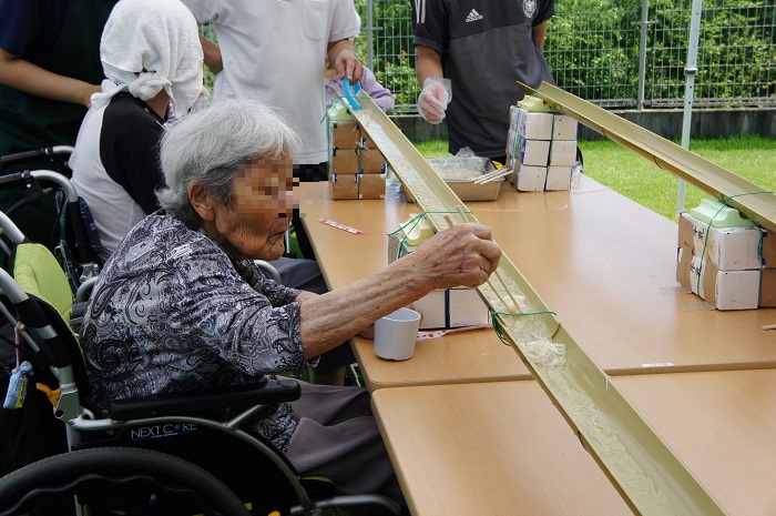 そうめん流し2020.07