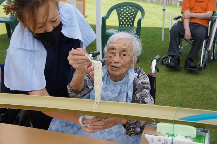 そうめん流し2020.07