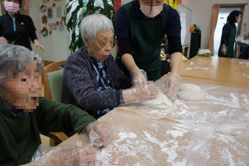2021.12クリスマス会・餅つき